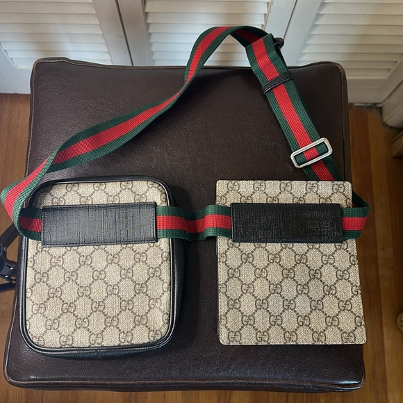 Gucci GG Supreme Web Waist Bag… - Picture 4 of 14